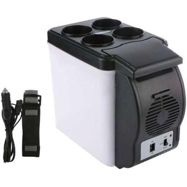 Premium 6L Thermoelectric Car &amp; Home Mini Cooler - Portable Electric Fridge