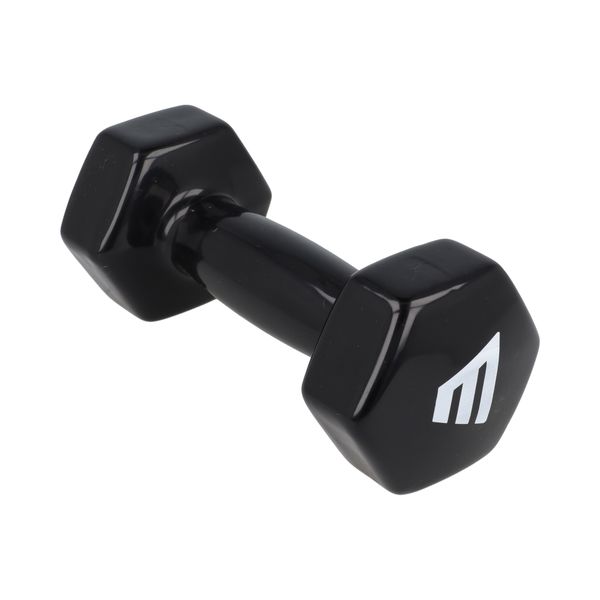 Medalist Vinyl Dipped Dumbbell - 3Kg - Black