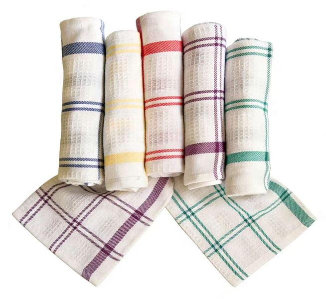 10 Pieces (44cmx69cm) Grid Stripe Cloths