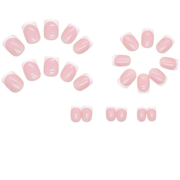 French Tip Press On Nails Set