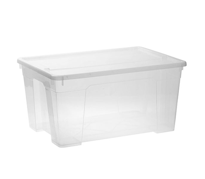 Clear Plastic Storage Box (45L)