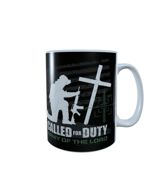 Christian - Called For Duty, Army Of The Lord - Aesthetic - Coffee Mug