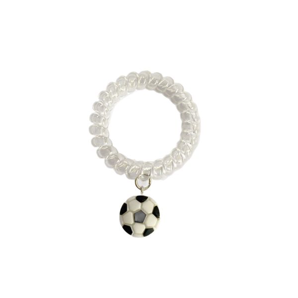 Cute Football Hair Ties, High Elastic Hair Ropes for Women, Sports Style
