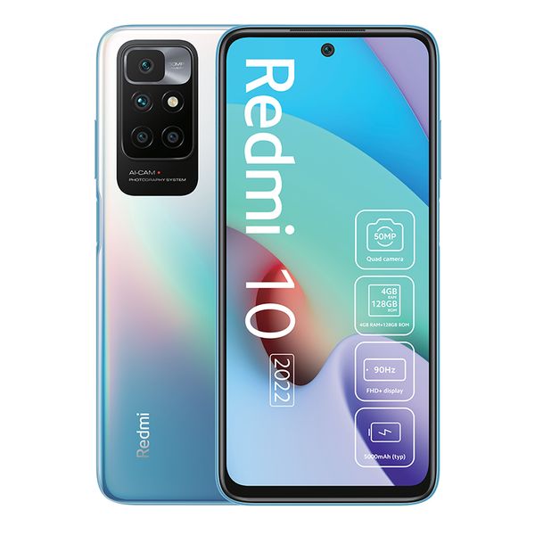 Xiaomi Redmi 10 2022 Dual Sim 128GB - Sea Blue