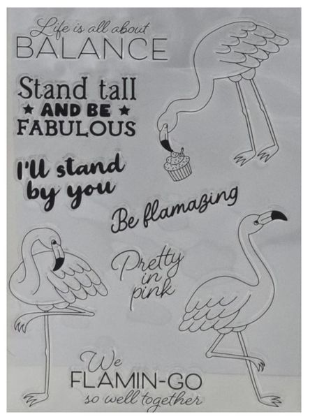 Crafters Companion Clear Arcylic Stamps - I'll Stand By You 9 Pieces