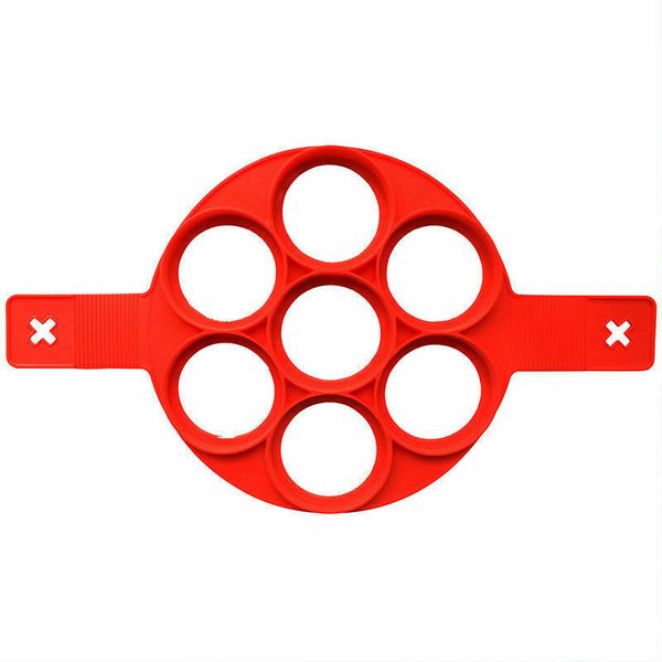 7 Circle Non-Stick Silicone Egg, Pancakes Cooking Pan
