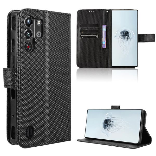 Flip Cases For ZTE nubia RedMagic 10 Pro Magnetic Buckle Shockproof Cover