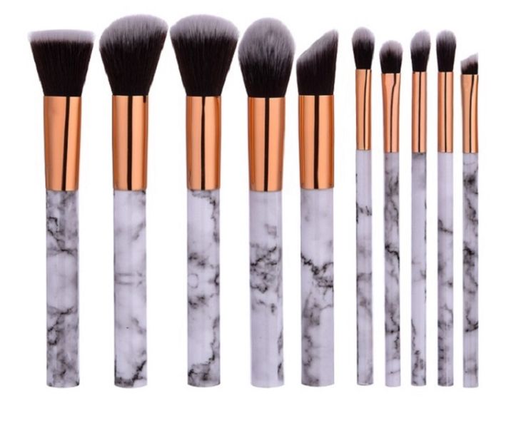 10 Piece Make Up Brushes Set