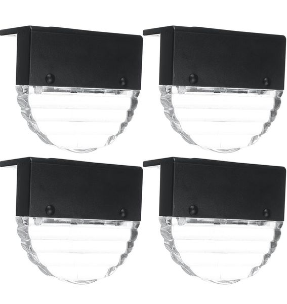 Solar Garden Railing Lights -Multicolor-Pack 4