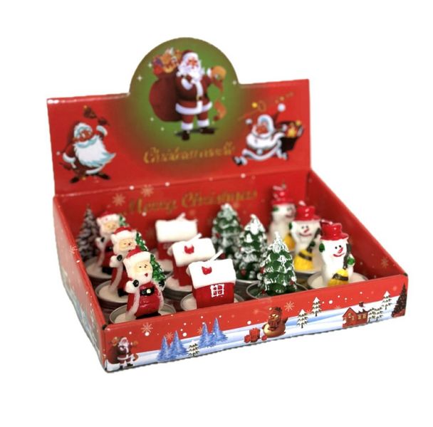 Candles Asst. Christmas T-Lights (12pc)