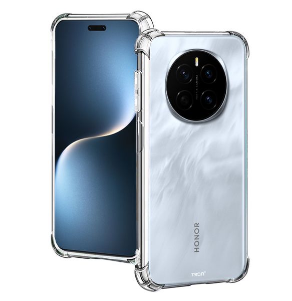 TRON Shockproof Transparent Gel Case Compatible with Honor Magic 7 Pro 5G