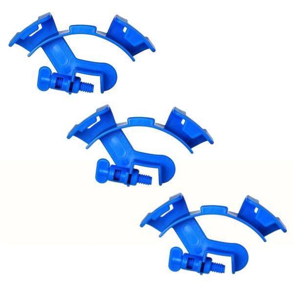 Pet Plastic Aquarium Fish Tank Water Hose Pipe Holder Tube Clamp (12cm)
