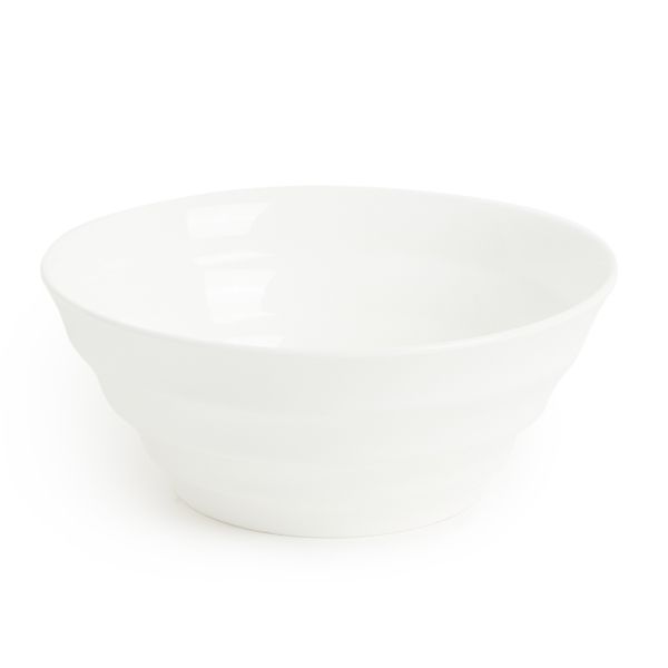 George &amp; Mason - Ridged Ceramic Salad Bowl