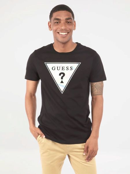Guess Mens Hologram Tri short Sleeve Tee