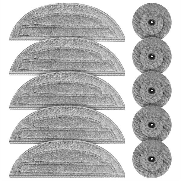 Microfiber Mopping Cloths for Roborock S8 Maxv Ultra Compatible with None
