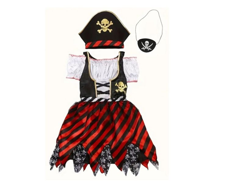 Girls Pirate Costume - Fancy Dress