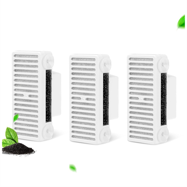 T-Shaped Filters Replacement Pet Water Fountain Filter Refill 3PCS