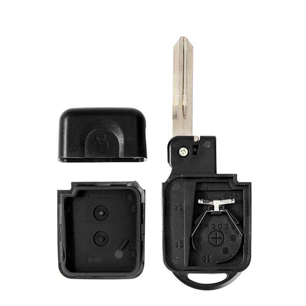 New Car key Case Fob 2 Button for Nissan Micra X-trail Qashqai Juke