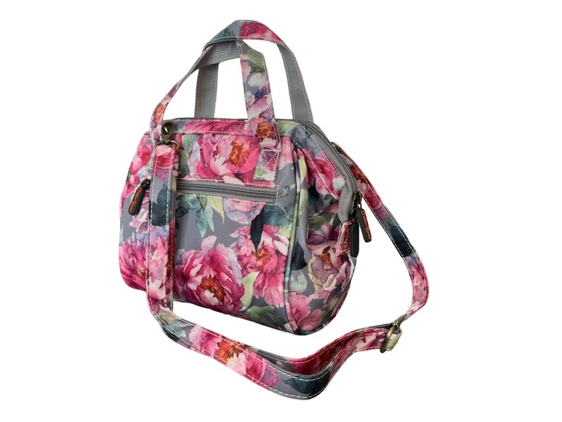 Printed Cotton Road PVC Cooler Lunch Bag