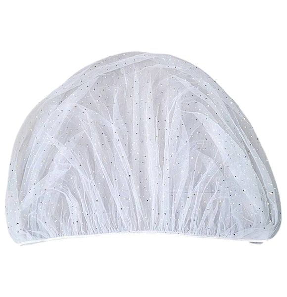 Gold &amp; White Protective Mosquito Stroller Cover