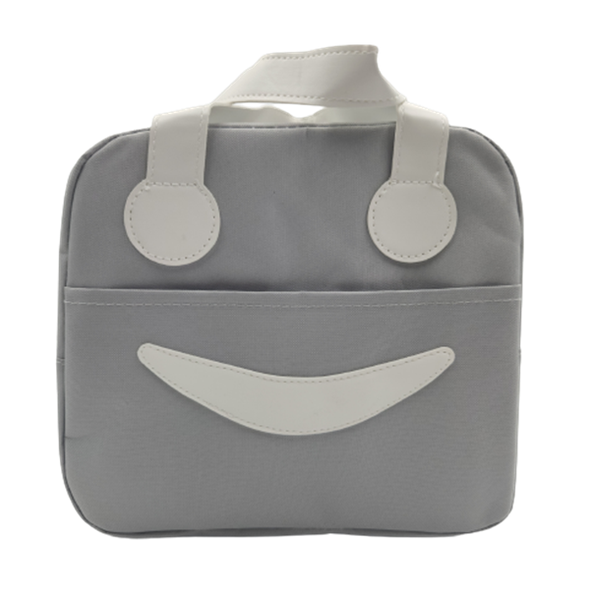 Smile Lunch Bag - Grey