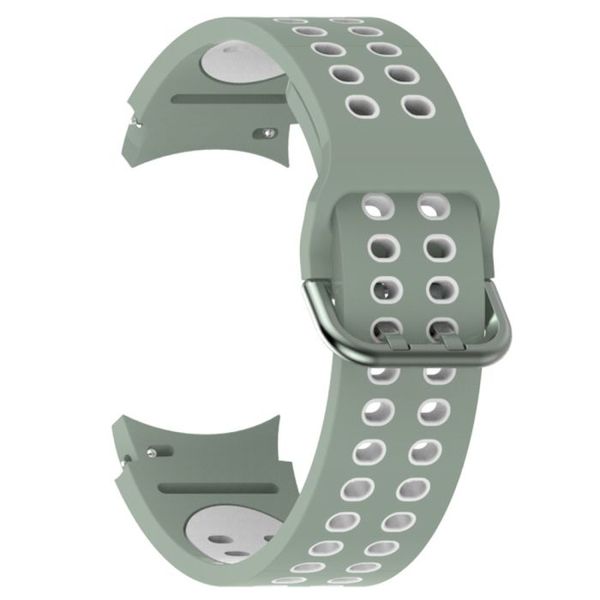 Sports Strap Compatible With Samsung Galaxy Watch 4/5/6/7/7FE-Green &amp; White