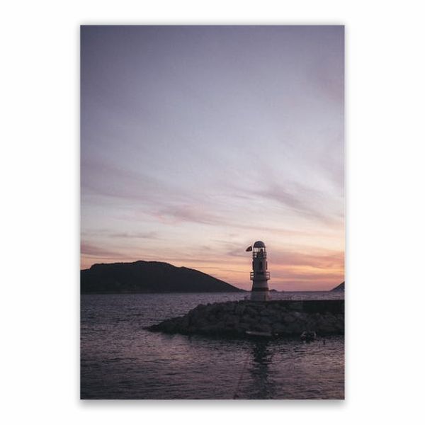 Light House Island Poster - A1