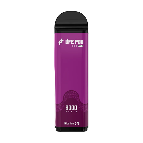 Life Pod Eco 1 Replacement Pod 8000 50mg Green Grape Ice