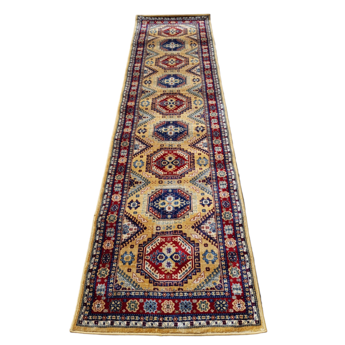 Kazak Turkish Machine Made Passage Runner - 300 x 80cm rug | Buy Online ...