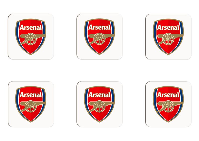 Arsenal Coaster Set - 6 Pack