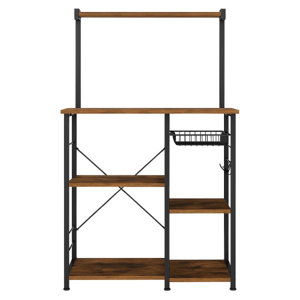 Baker’s Rack Coffee Station Microwave Oven Stand Kitchen Shelf