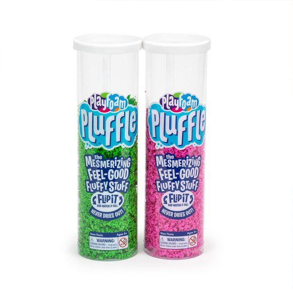 Educational Insights Playfoam Pluffle 2 Pack: Pink &amp; Green