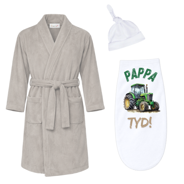 Baby &amp; Dad -Winter Gown &amp; Baby Swaddle Cocoon-Afr-Boer Seun