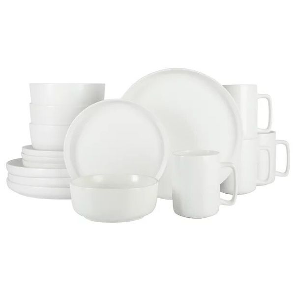White Ceramic Dinnerware Set