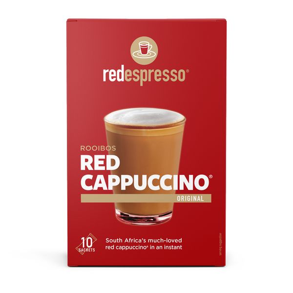 red espresso - Instant Rooibos Red Cappuccino Sachets 10 x 16g