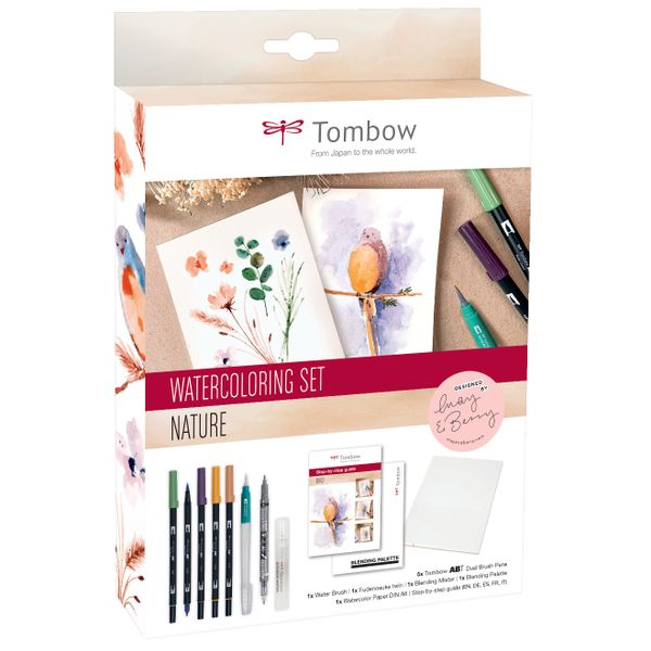 Tombow Nature Watercolouring Set