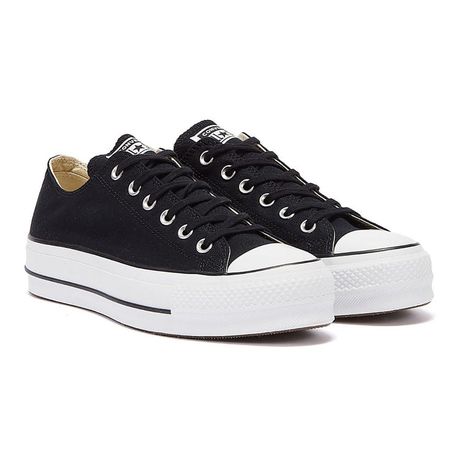 Converse ox cheap platform black