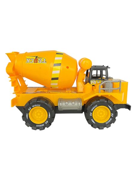 Power Builder Cement Mixer Truck - Push &amp; Go Construction Fun