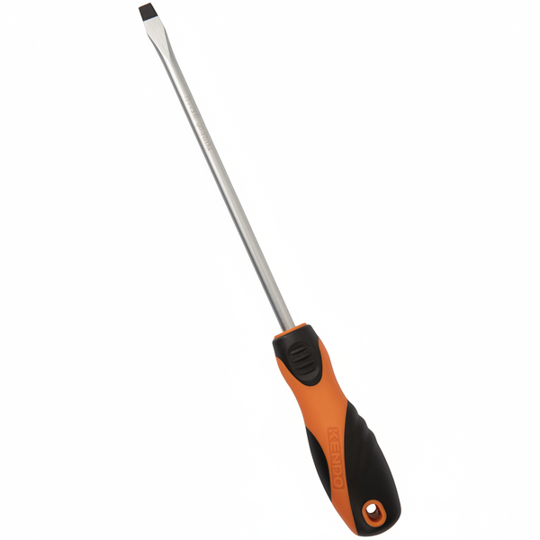 Kendo 200mm Flat Tip Screwdriver - 8mm Blade for Precision Fastening