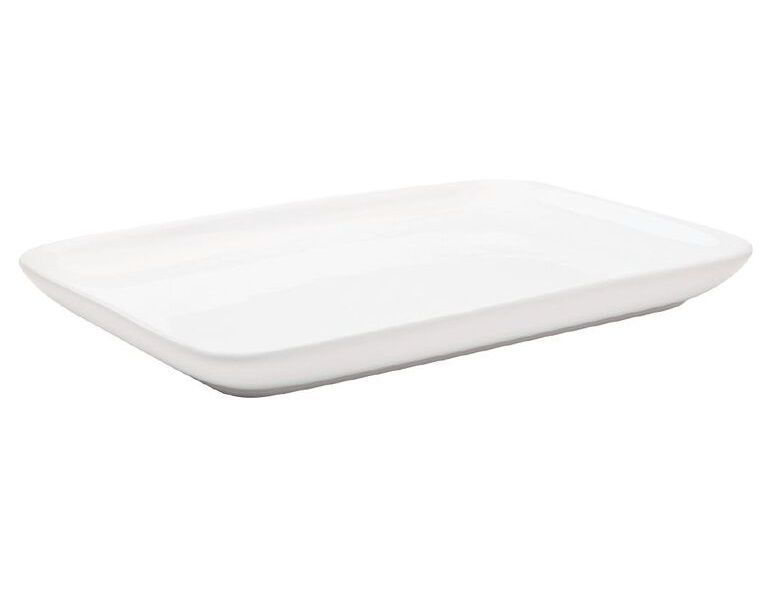 Platter 39.5 x 24.5 x 3cm White Porcelain
