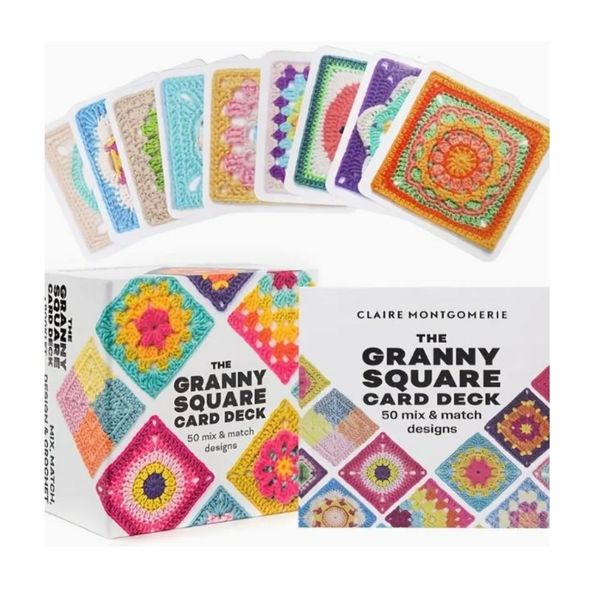 50 DIY Granny Square Designs Card Deck Needle Crafts Card Deck For Beginner
