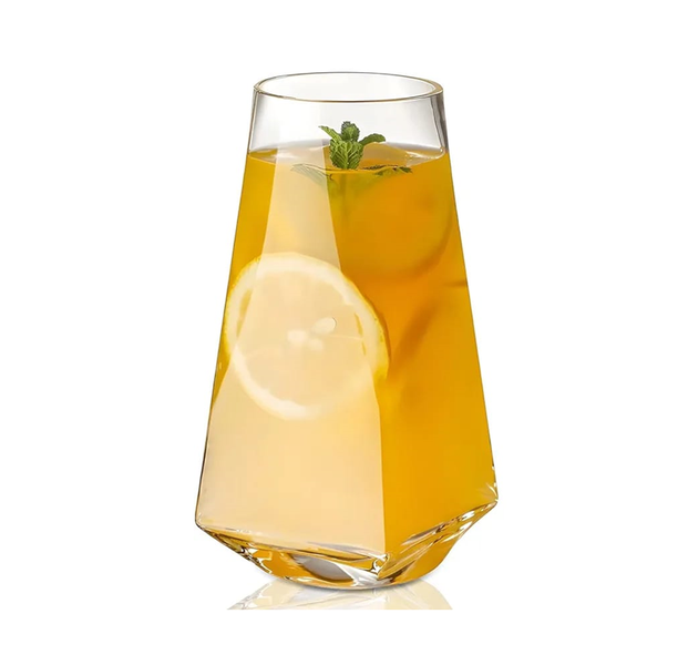 Geometrical Highball Cocktail Glasses - Set of 6 - 500ml