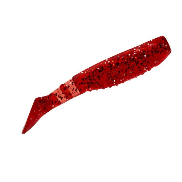 Fishing Lure Soft Bait Wobbler T-tail with glitter