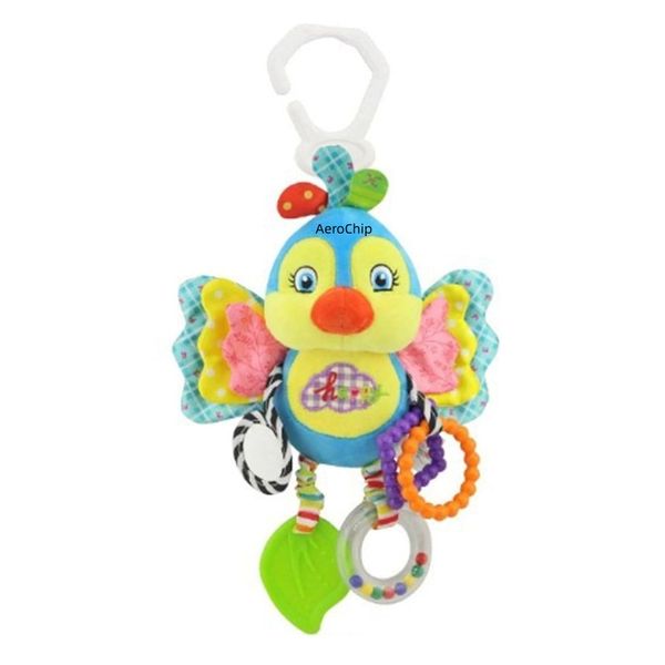 Interactive Infant Crib Mobile Toy Bright Color Gentle Sound Detachable