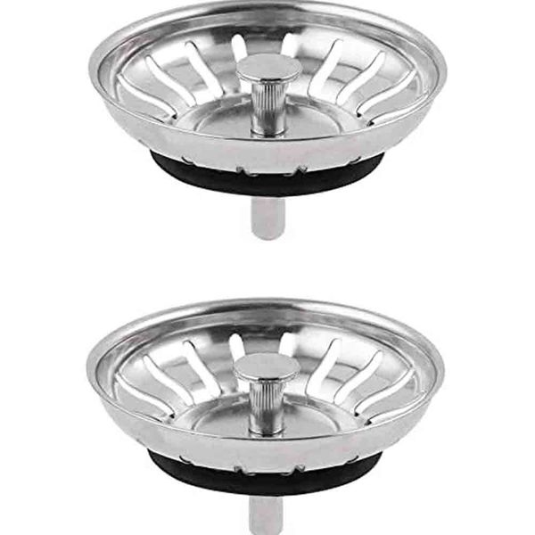 5pcs Kitchen Sink Strainer with Stainless Steel Antilock Mesh Drain Stopper