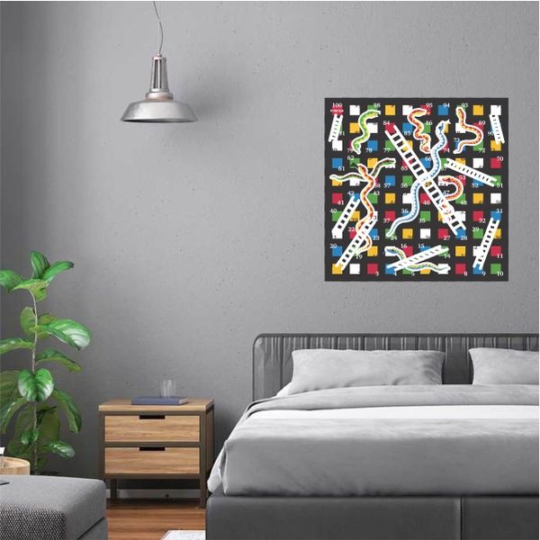 Snakes and Ladders Game Wall Decal