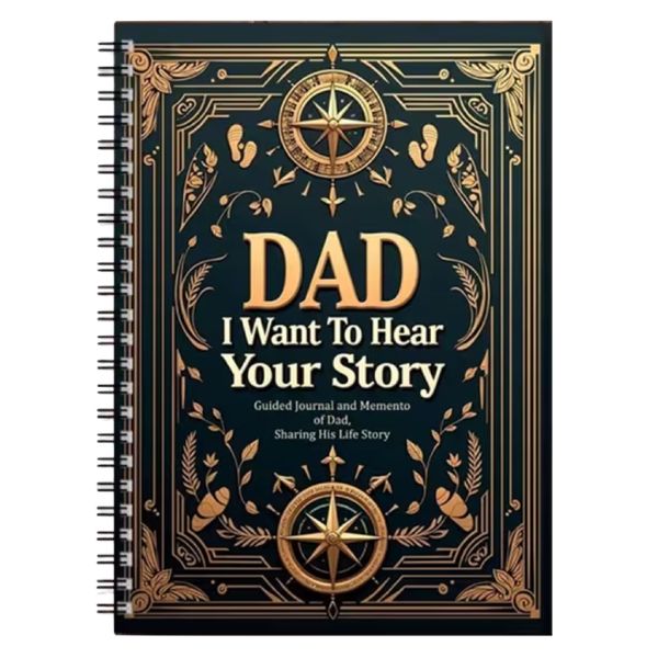 Stationery Elegant Dad Story Spiral Notebook Diary (50 Sheets) - 21cm