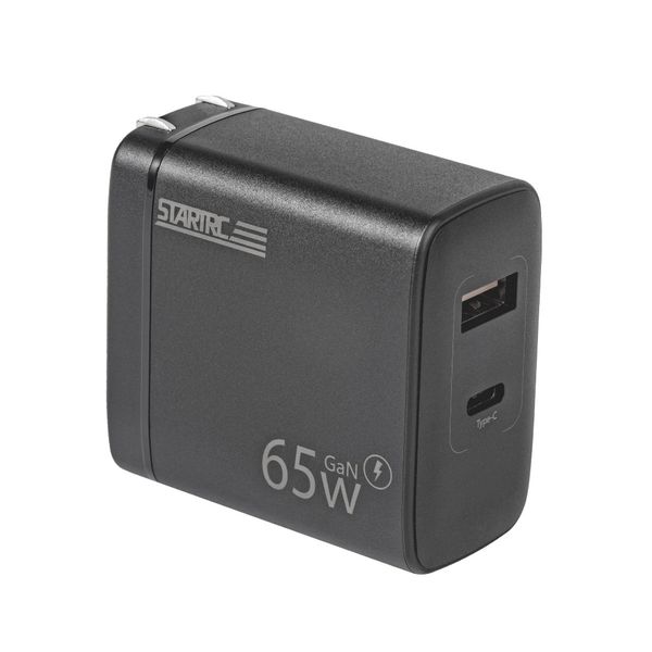 65W Fast Charger Compatible with DJI Mini 4 Pro/Avata 2/Air 3 Drones