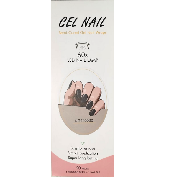 UV/LED Semi Cured Gel Nail Wraps