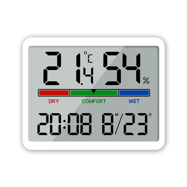 Hygrometer Indoor Thermometer, Temperature and Humidity Monitor W/Alarm